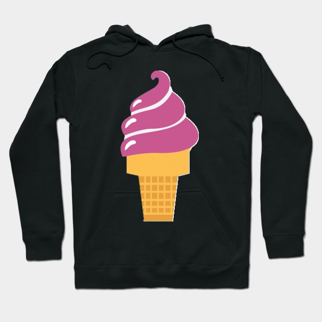 soft serve ice cream cone Hoodie by victoriaarden